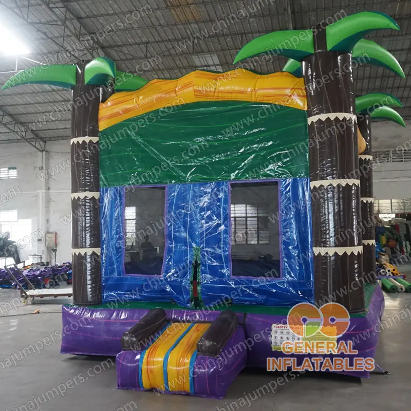 Palm tree bounce house