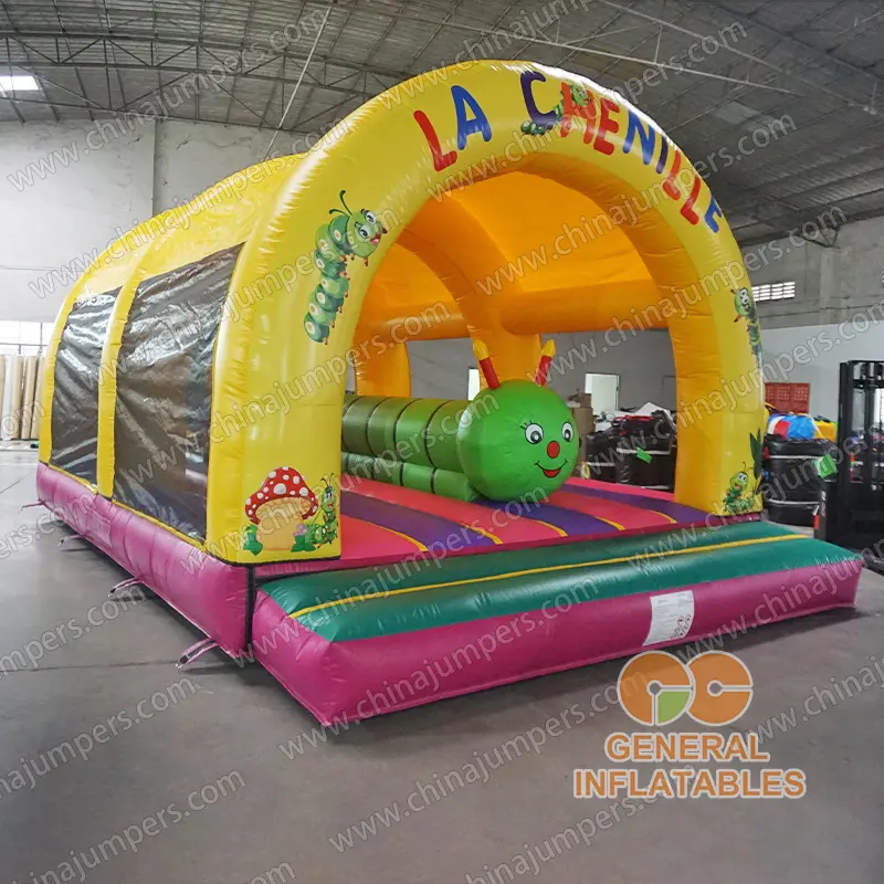 Caterpillar bouncy castle