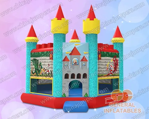 Sparkle dragon bounce house