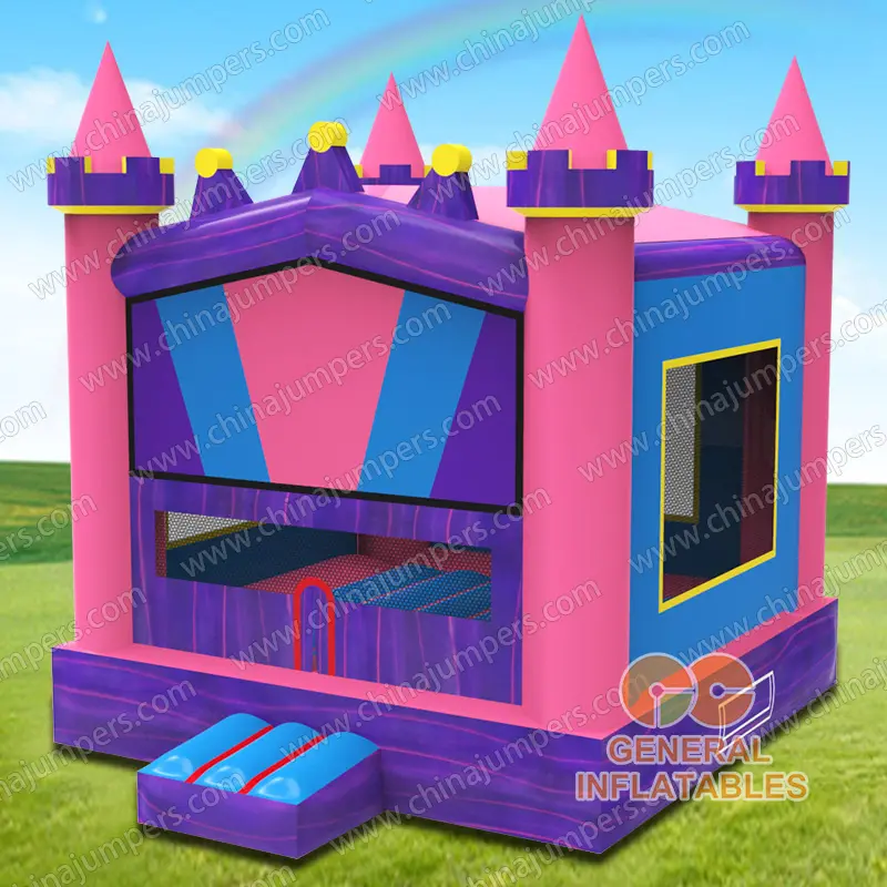 Pink bounce house