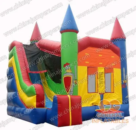 Inflatable bounce castles