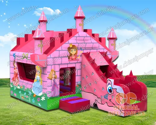 Princess castle with slide