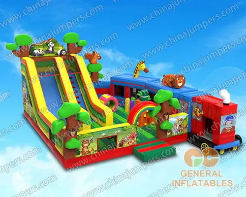 Rainforest train playpark