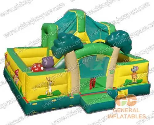 Bouncy Zoo Inflatable Funland