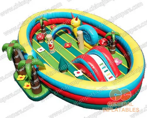 Happy Kids Land Inflatable Funland