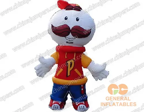 Mascot Ad Inflatable Moving Cartoon