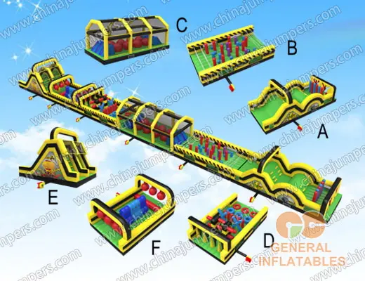 Linear Obstacle course