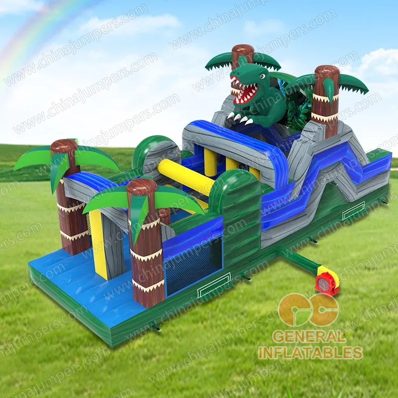 Dinosaur obstacle course