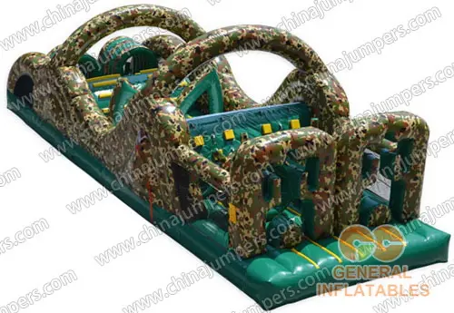 Inflatable army obstacle course for sale