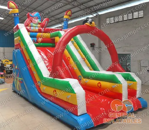 Inflatable western slide for sale