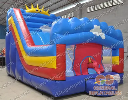 Inflatable arches slide