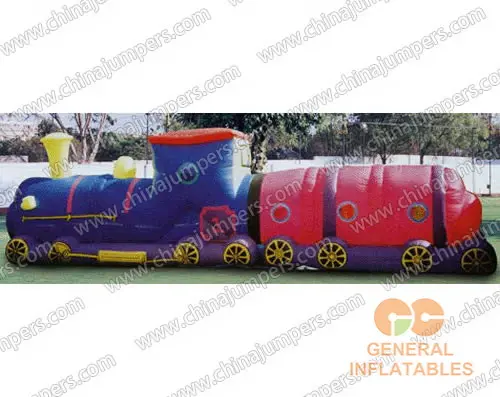 Train inflatable tunnels