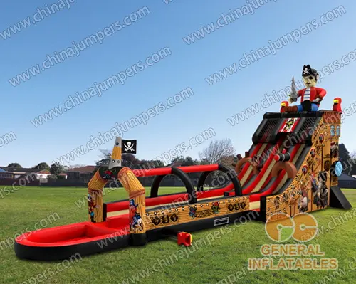  Pirate slide N slip with pool