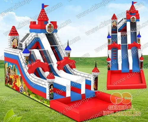 Castle water slide