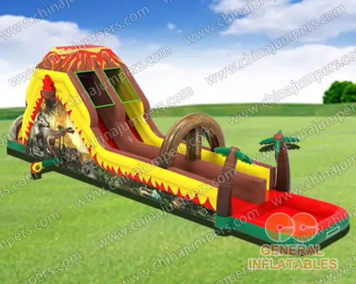 Dinosaur water slide