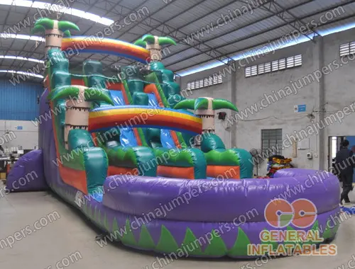 Jungle water slide