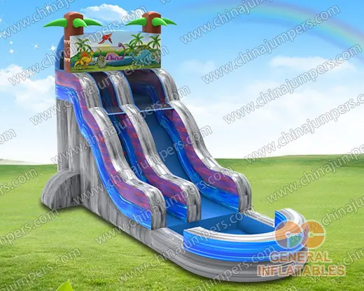 Jungle water slide