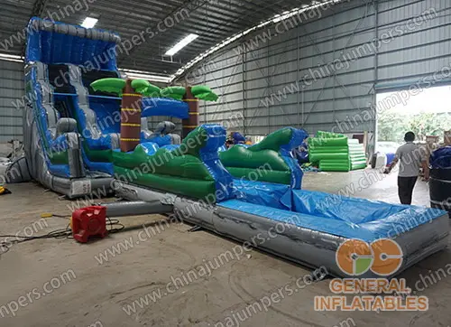 Jungle water slide n slip