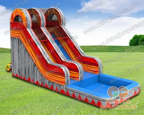 Fire water slide