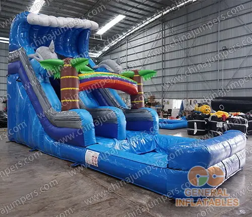 Jungle water slide