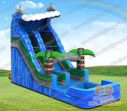 Ocean water slide