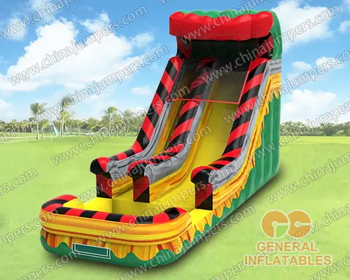 Inflatable water slide