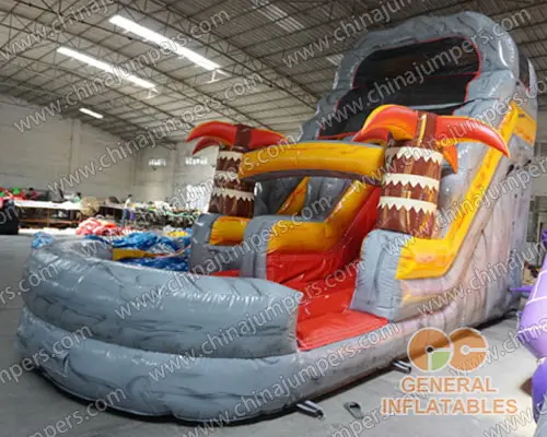 Inflatable water slide