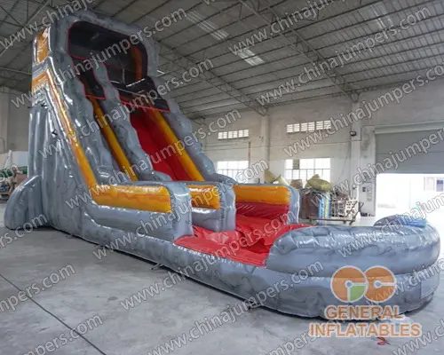 Inflatable water slide