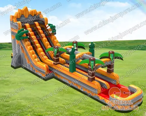 T-rex dual lane water slide n slip