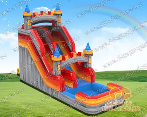 Castle water slide