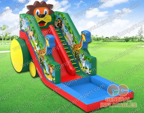 Jungle water slide