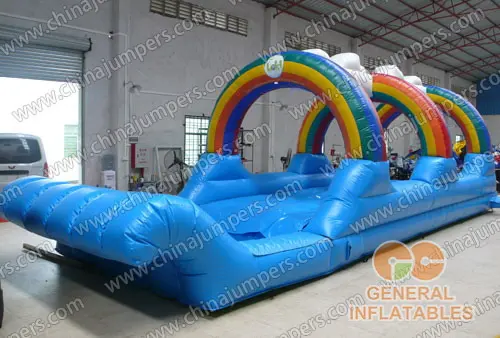 Inflatable Rainbow N Dip Slid