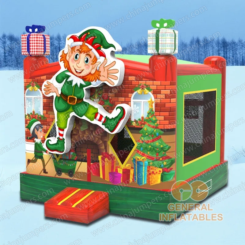 Christmas Elf bounce house